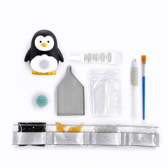 3.25" Penguin Mystery Diamond Art Kit by Make Market®